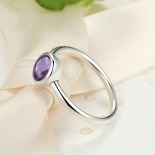 ANILLO PIEDRA COLOR MORADO LITTLE MODELO 185-7