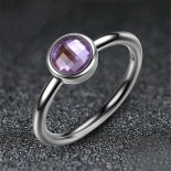 ANILLO PIEDRA COLOR MORADO LITTLE MODELO 185-7