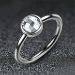 ANILLO PIEDRA COLOR GRIS LITTLE MODELO 186-7