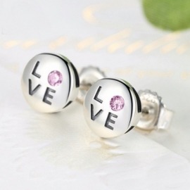 PENDIENTES PLATA LOVE MODELO 024