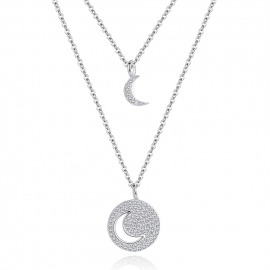 GARGANTILLA DOBLE MOTIVO LUNAS MODELO 755