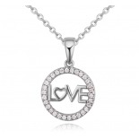 COLGANTE MINI LOVE PLATA 279