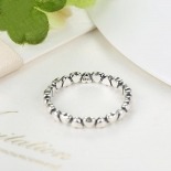 ANILLO ETERNITY CORAZONES P,LATA MODELO108