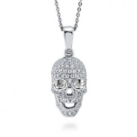 COLGANTE DE PLATA CALAVERA MODELO 45/990