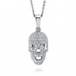COLGANTE DE PLATA CALAVERA MODELO 45/990