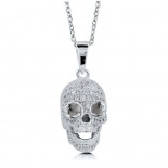 COLGANTE DE PLATA CALAVERA MODELO 45/990
