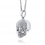 COLGANTE DE PLATA CALAVERA MODELO 45/990