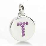 PULSERA PLATA LETRA A