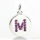 PULSERA PLATA LETRA A