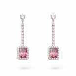 PENDIENTES PARA NOVIA TOPACIO ROSA MODELO 230