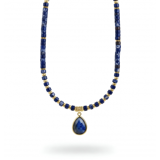 Collar de Lapislázuli Modelo Eternal