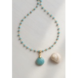 Collar Modelo Ocean Wave de Amazonitas