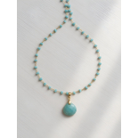 Collar Modelo Ocean Wave de Amazonitas