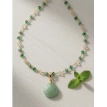 Collar gargantilla Aventurina Modelo Menta