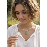 Collar gargantilla Aventurina Modelo Menta